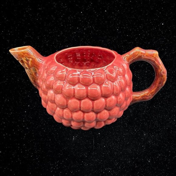 Jay Willfred Pottery Andrea By Sadek Grape Ceramic Teapot Portugal Majolica - Picture 7 of 11